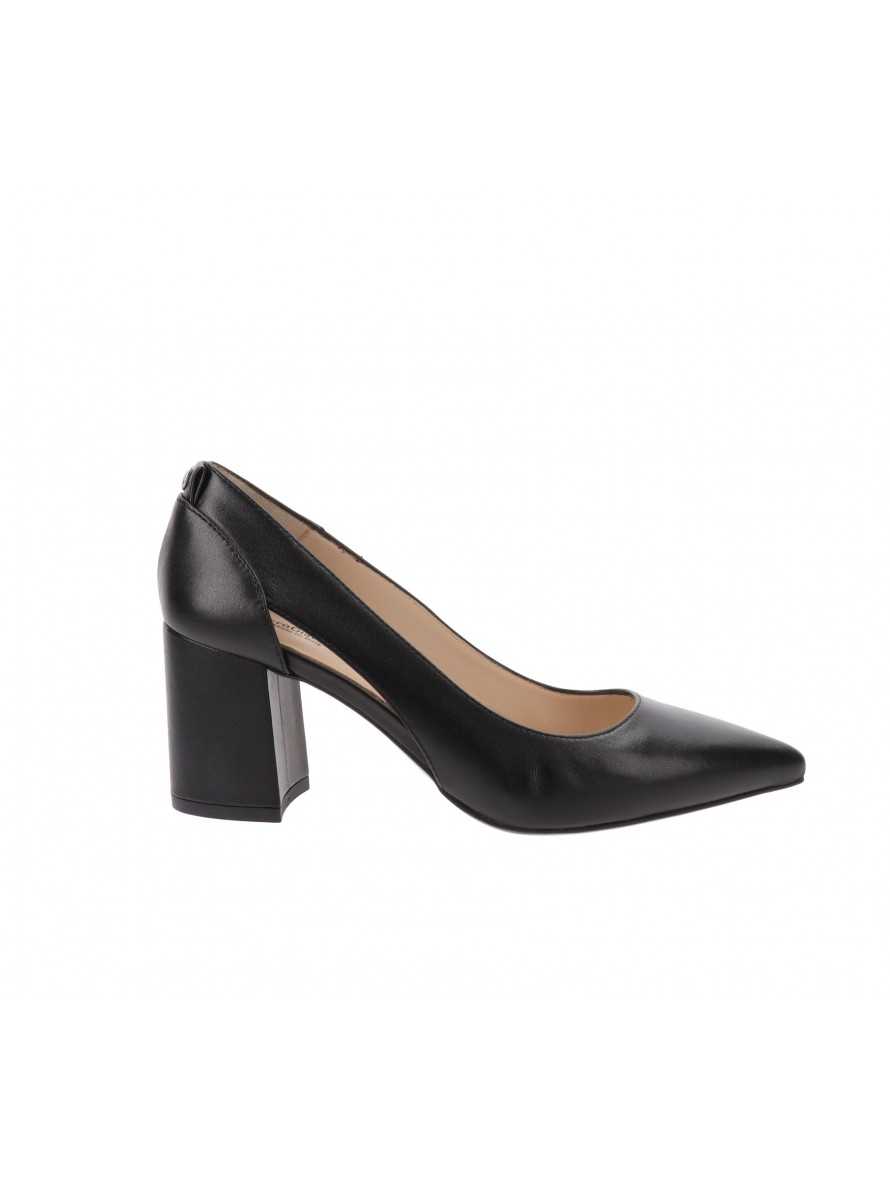 NeroGiardini - Women's leather heeled shoes-Heeled shoes-LaScarpaShop