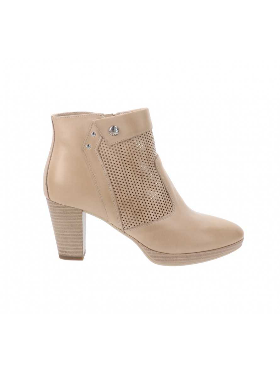 NeroGiardini - Women's leather ankle boots-Ankle boots-LaScarpaShop