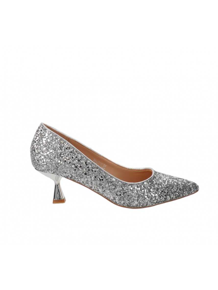 Makupenda - Women's Glitter Heeled Shoes-Heeled shoes-LaScarpaShop